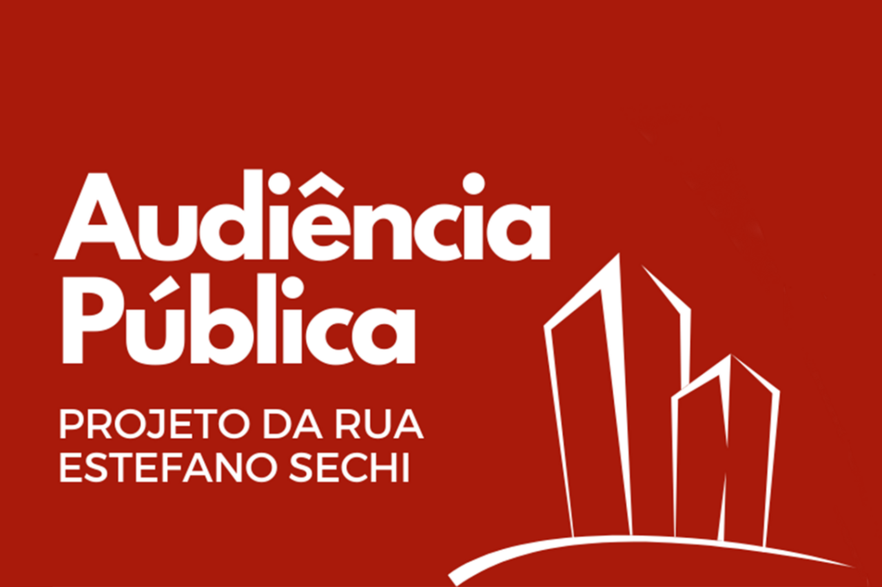 Audiência pública debaterá projeto de urbanização da Rua Estéfano Sechi