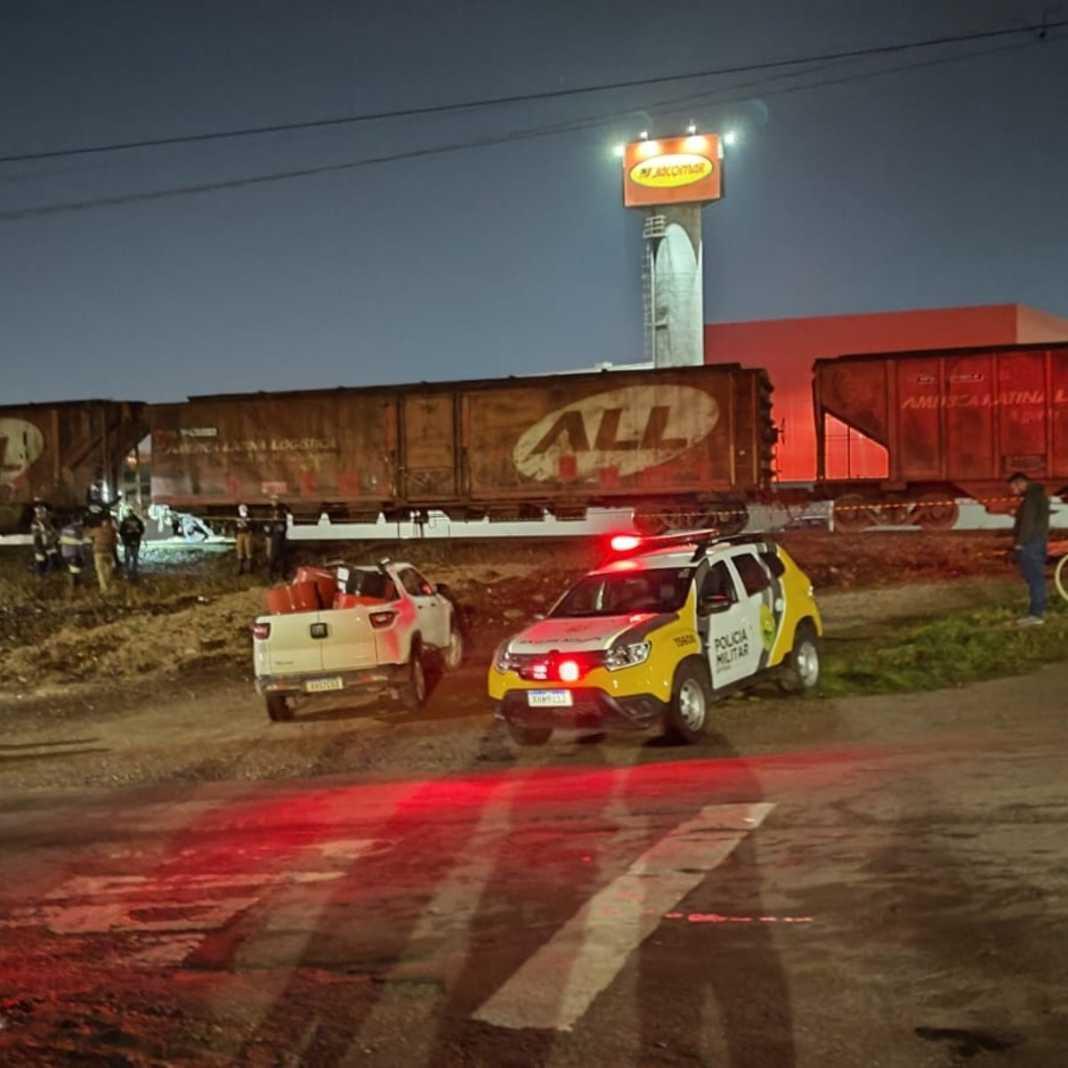 Curitiba – Homem derruba chinelo no trilho do trem e é atropelado ao voltar para buscá-lo