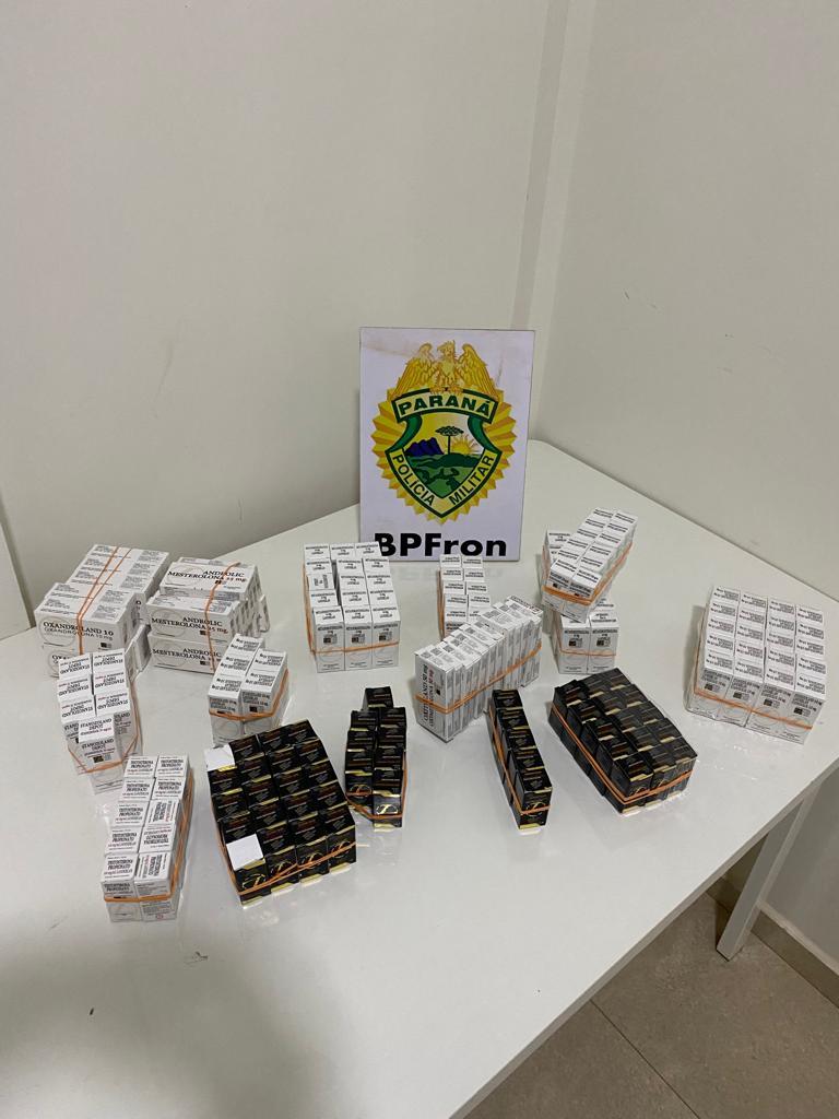 Equipes do BPFron prendem uruguaio transportando analabolizantes.