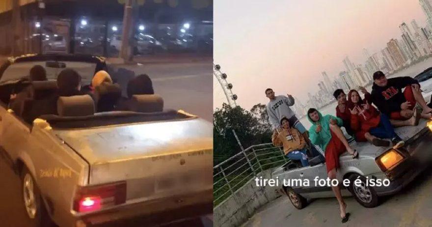 Grupo de Toledo viaja até Balneário Camboriú em Monza “conversível”