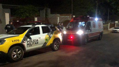 Homem com problemas psiquiátricos é atendido após agredir familiares em Cascavel