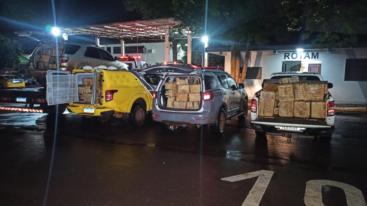 PM apreende quase 3 toneladas de maconha em chácara de Toledo
