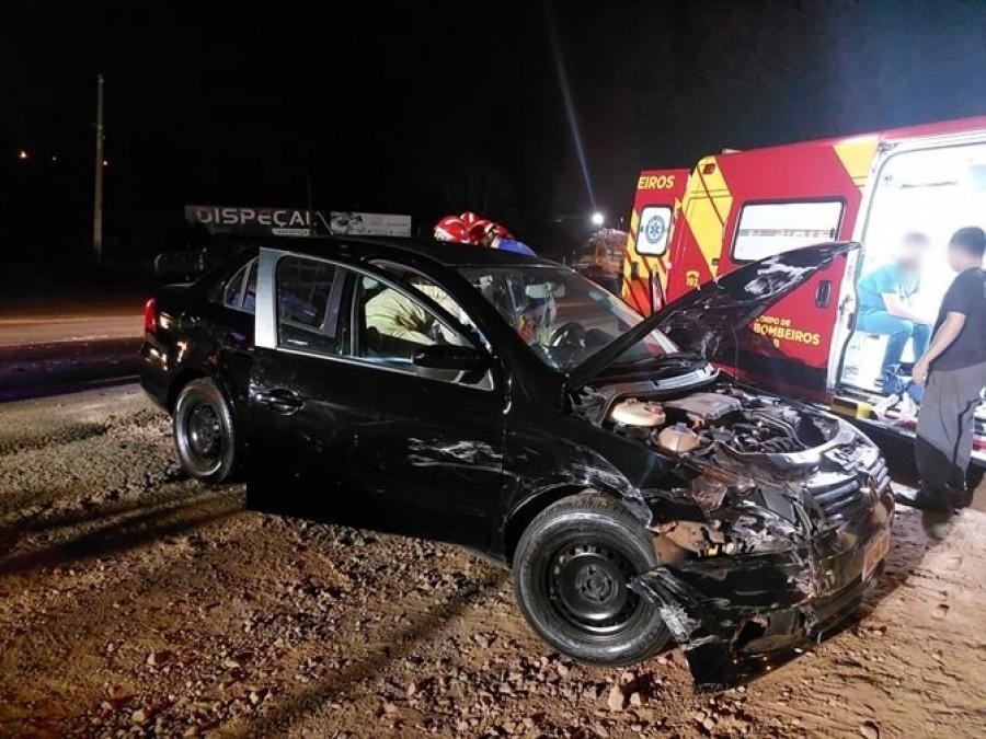 Três mulheres ficam feridas em acidente na PR-180