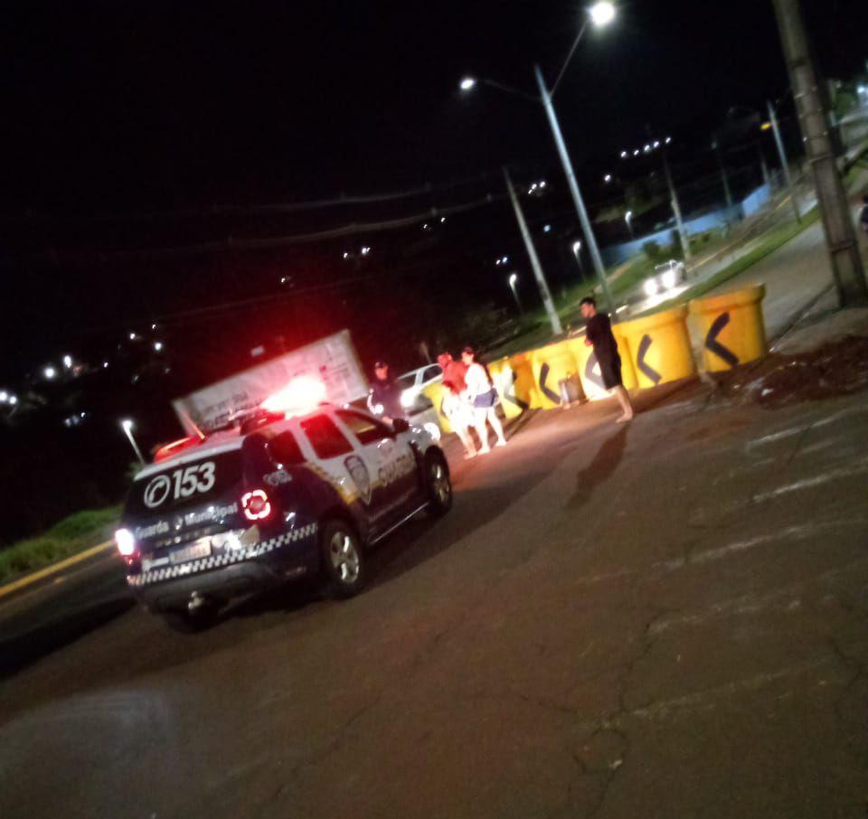 Acidente envolvendo motociclista no trecho em obras da Av.Maripá, é registrado em Toledo