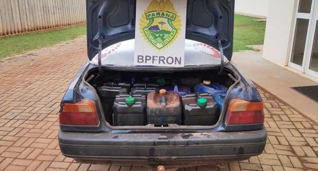 BPFRON Apreende Veículo Carregado com Combustível em Santo Antônio do Sudoeste-PR