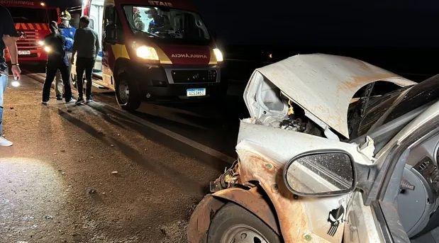 Colisão entre veículos é registrada na BR-163