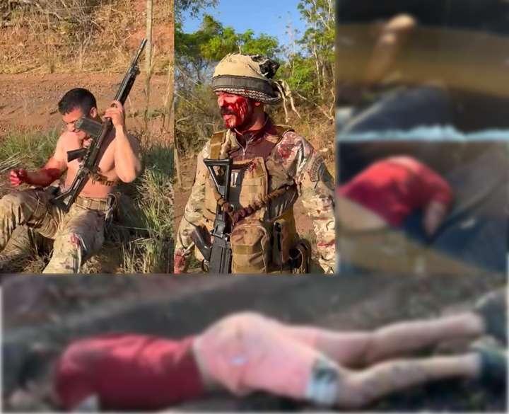 Dois policiais são baleados e três criminosos mortos em confronto em Goiás