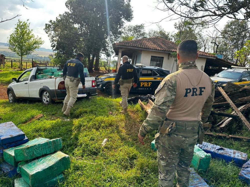 PRF descobre depósito de maconha em Santa Tereza D’oeste