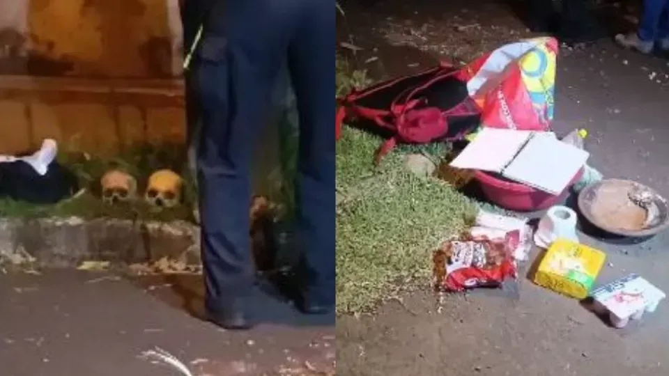 Duas mulheres são presas após invadir cemitério e transportar crânio humano