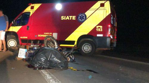 Motociclista morre em grave acidente na BR-163 em Cascavel