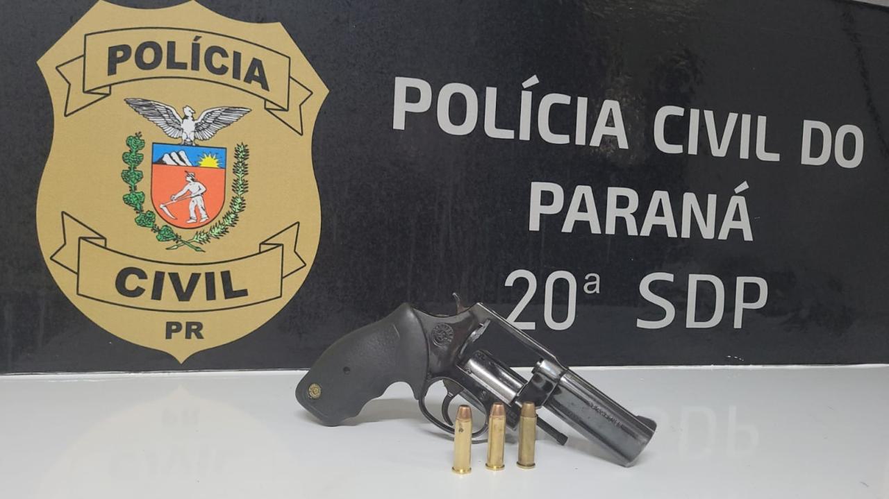 Polícia Civil de Toledo apreende arma de fogo; Suspeita de atentado a cão