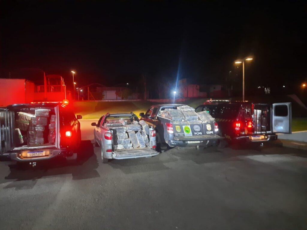 Policiais apreendem 3,3 toneladas de drogas em Santa Helena