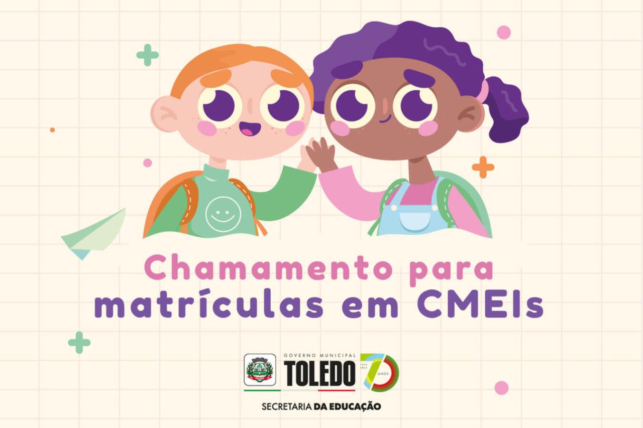 Smed convoca 234 crianças para matrícula em CMEIs
