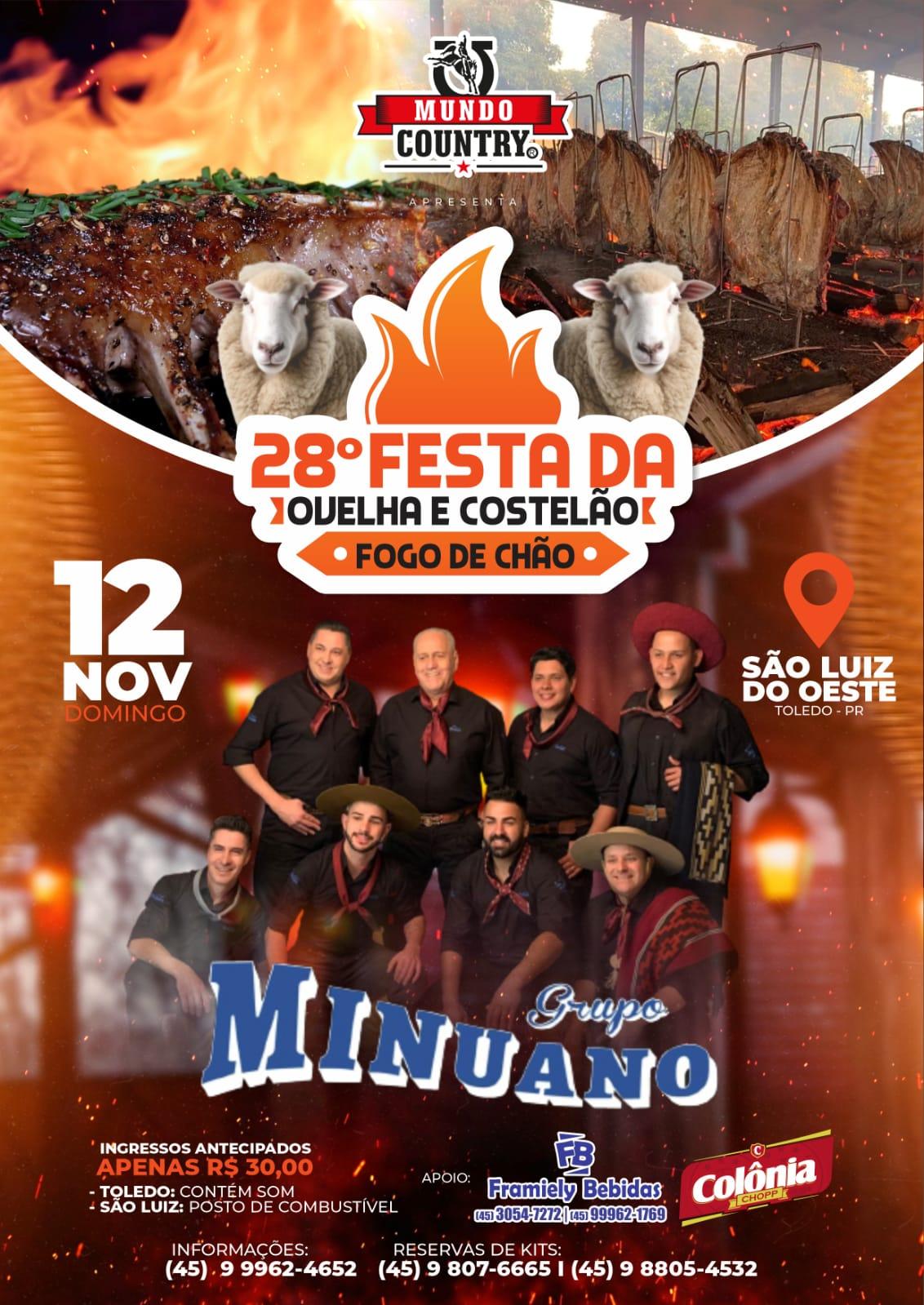 VEM AI A  28° FESTA DA OVELHA E COSTELÃO FOGO DE CHÃO
