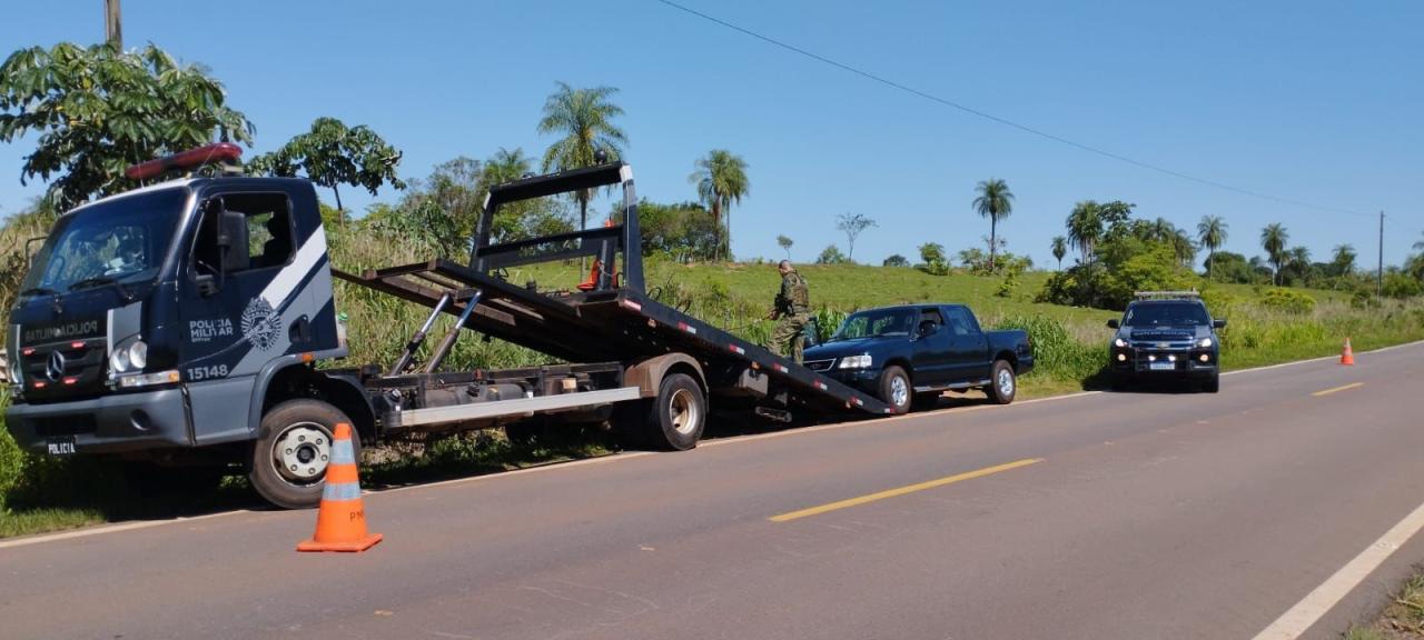 BPFRON recupera veículo furtado em Campo Mourão-PR
