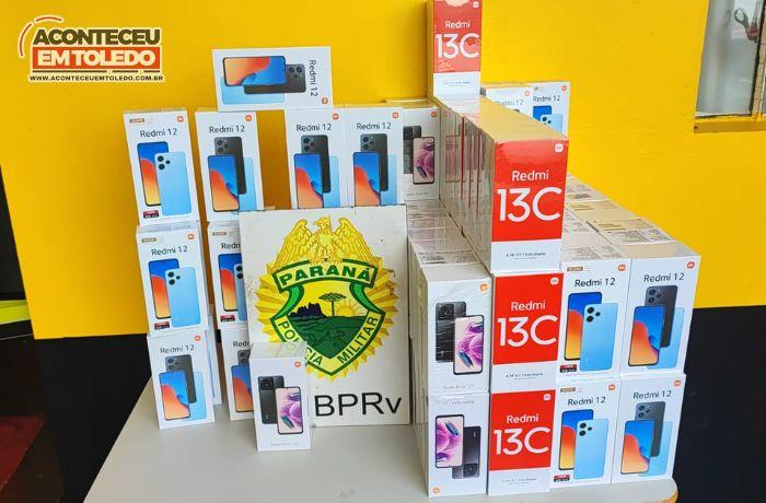 BPRv aprende carro com celulares contrabandeados do PY