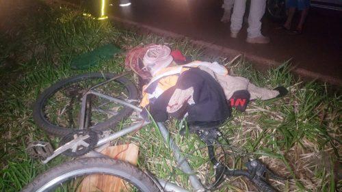 Ciclista fica em estado grave após ser atingido por carro às margens da PRc-467