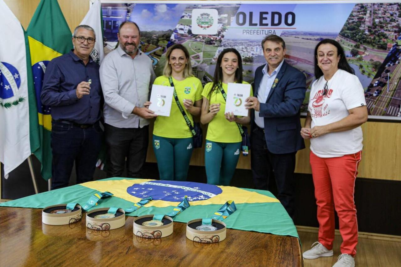 Ginasta toledana conquista quatro medalhas no Pan-Americano de Santiago