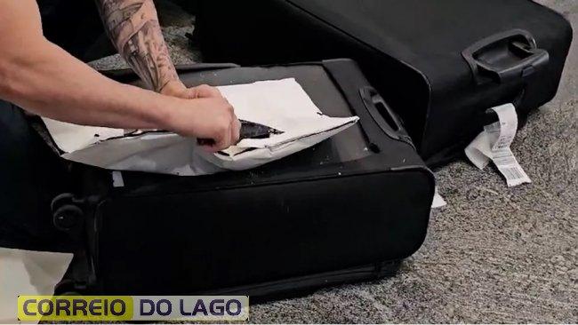 Jovem é presa com 5kg de cocaína no Aeroporto de Foz do Iguaçu