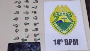 Medianeira - PM apreende drogas e celular no Bairro Parque Independência