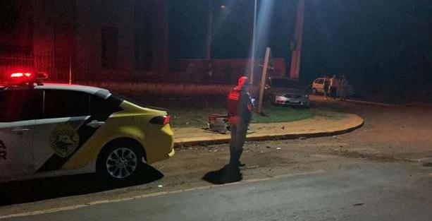 Motorista embriagado se envolve em colisão na PR-317, na Região