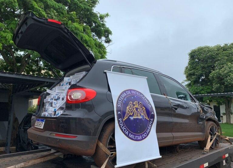 Operação Hórus: Carro com cigarros contrabandeados é aprendido, no interior de Toledo