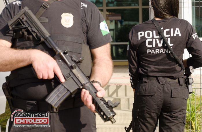 PCPR prende cinco pessoas durante operação deflagrada em Francisco Beltrão