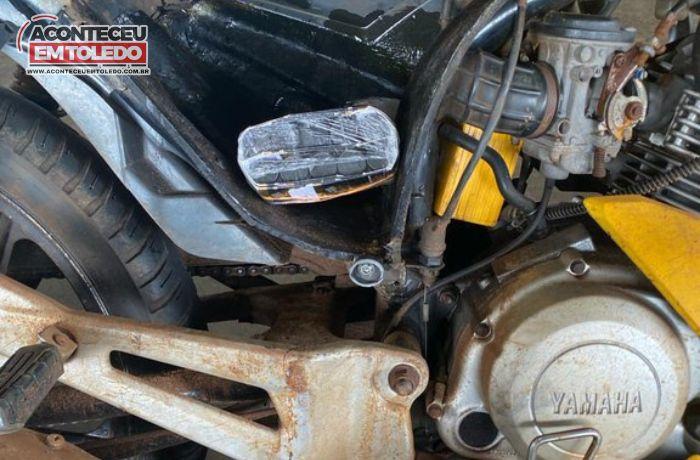 PF prende mototaxista com anabolizantes em fundo falso