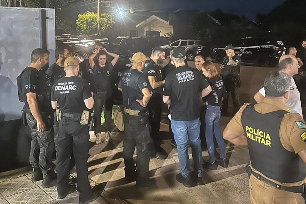 Polícia Civil de Marechal Rondon apresenta detalhes de operação contra o tráfico em Nova Santa Rosa