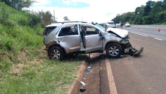 Três pessoas morrem em acidente na BR-277 entre Matelândia e Medianeira