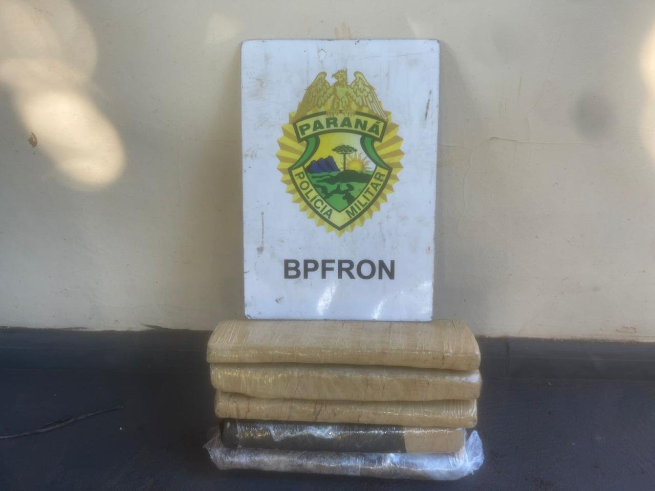BPFRON apreende drogas em Medianeira - PR