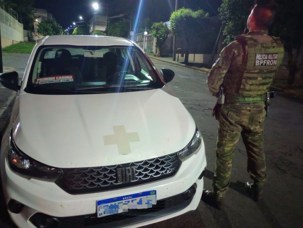 BPFRON prende 2 homens e recupera veículo roubado em Cafezal do Sul-PR.