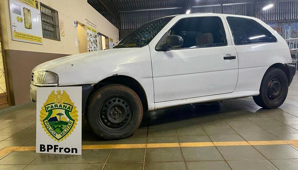 BPFRON recupera veículo e apreende entorpecente com suspeitos de homicidio em Guaira - PR