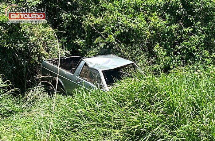 Capotamento na PR 180 Deixa Motorista Ferido em Cascavel