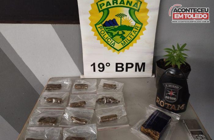 Equipe da ROTAM, prende três homens por tráfico de drogas na Vila Paulista em Toledo