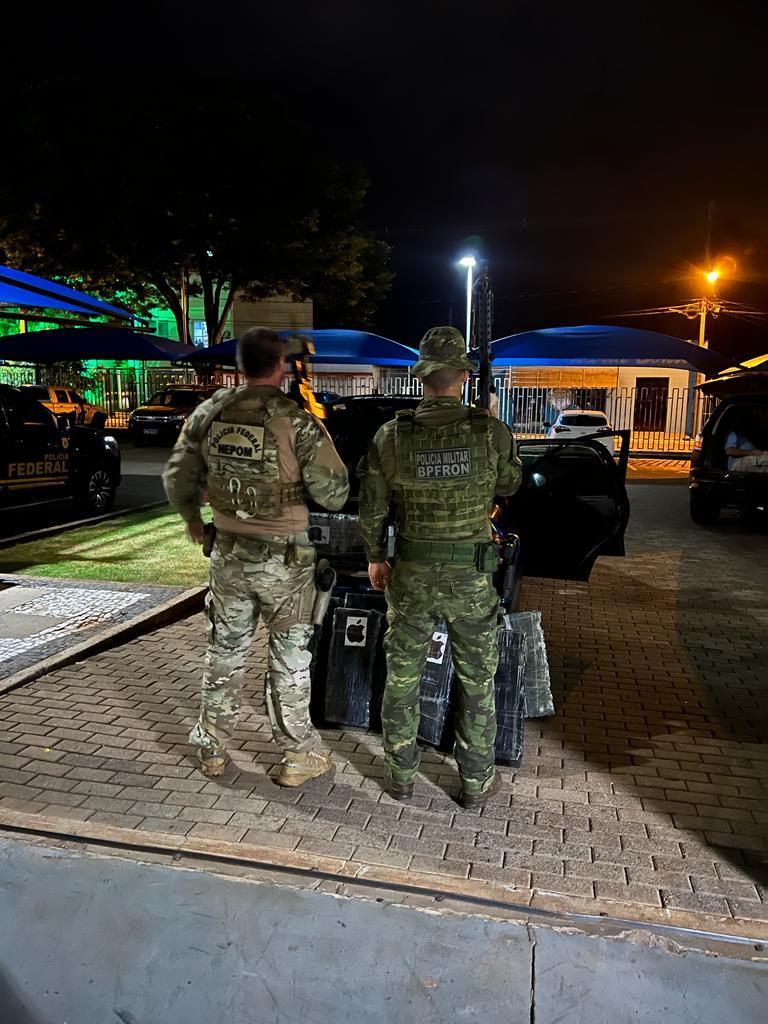 PF e BPFRON prendem homem em flagrante por tráfico de drogas