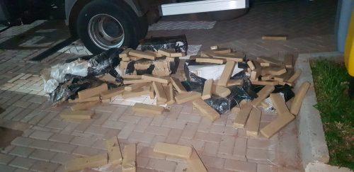 346 quilos de maconha estavam no carro envolvido em acidente fatal na rodovia BR-277