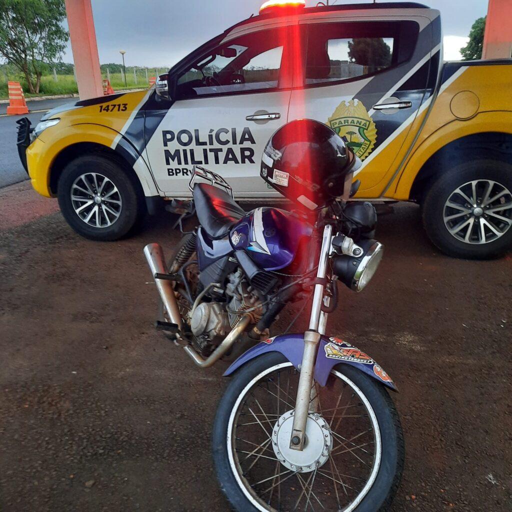 Homem é detido ao dirigir sem CNH e com chassi da moto adulterado na rodovia que liga Nova Santa Rosa a Marechal Rondon