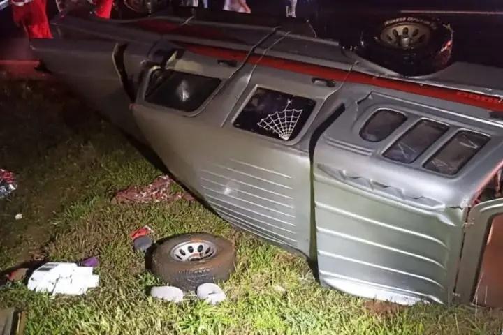 Idoso que estava indo conhecer neto recém-nascido morre em acidente na PR-317