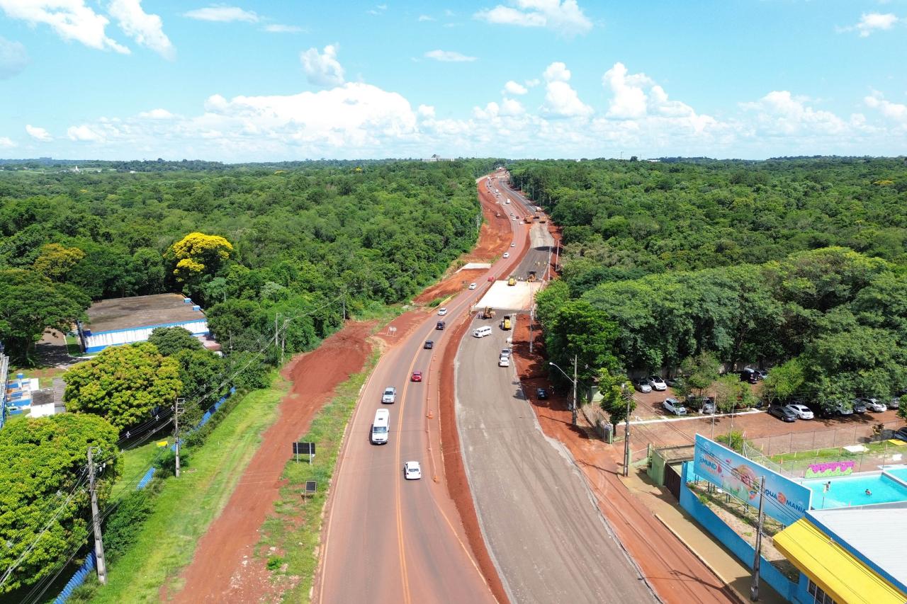 Trânsito na Rodovia das Cataratas terá alterações após o carnaval em Foz do Iguaçu