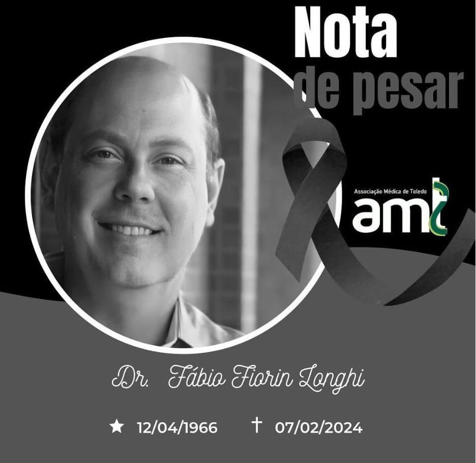 Doutor Fábio Fiorin Longhi falece aos 57 anos