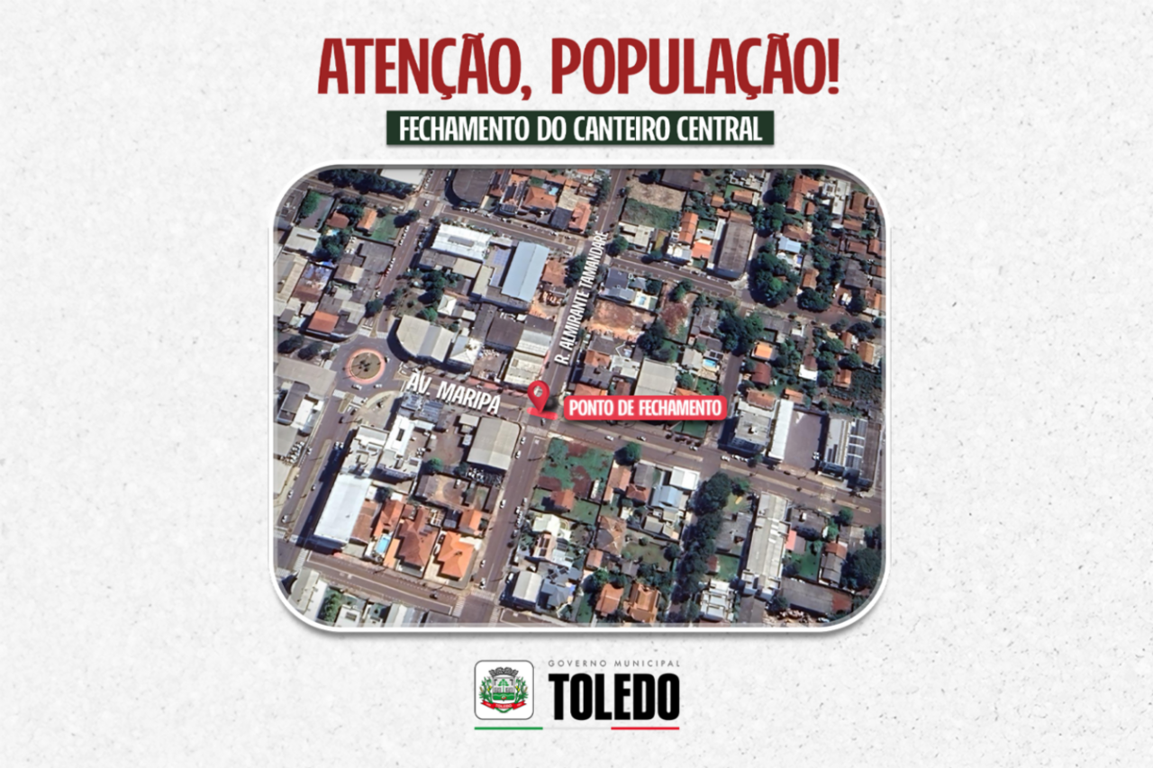 Cruzamento da Maripá com a Almirante Tamandaré é bloqueado pelo Deptrans