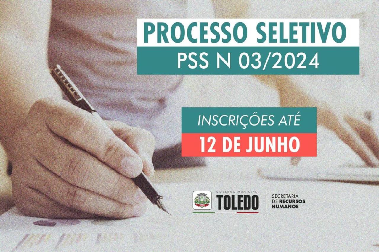 Toledo abre PSS para cadastro reserva em 3 funções na Assistência Social