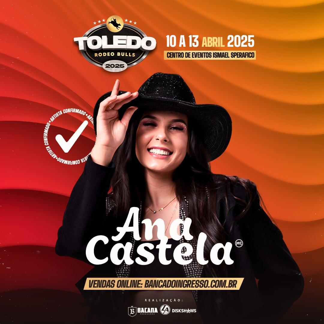Ana Castela é a 1ª Atração confirmada do Toledo Rodeo Bulls 2025