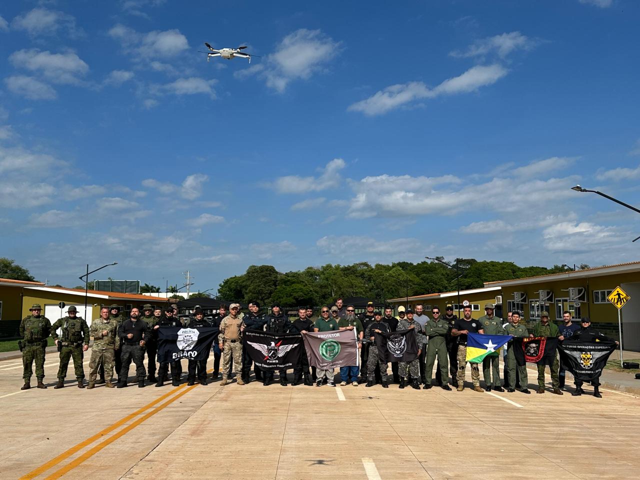 BPFRON E MINISTÉRIO DA JUSTIÇA FORMAM 33 PILOTOS DE AERONAVES REMOTAMENTE PILOTADAS EM GUAÍRA-PR