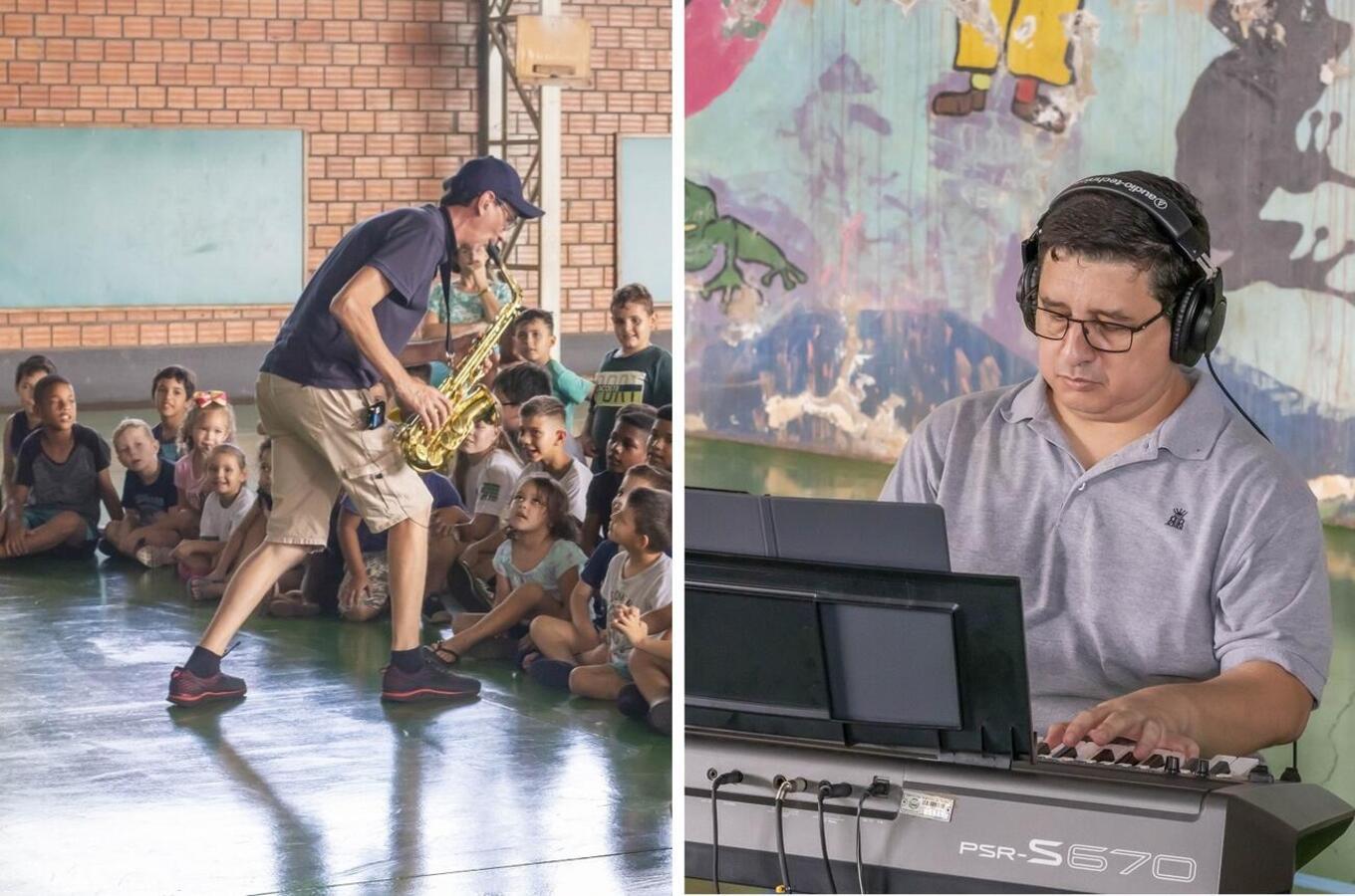 Cultura promove momento musical para marcar entrega de tendas a artesãos