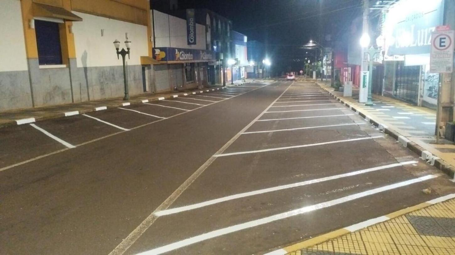 Emdur realiza sinalização da Rua 7 de Setembro