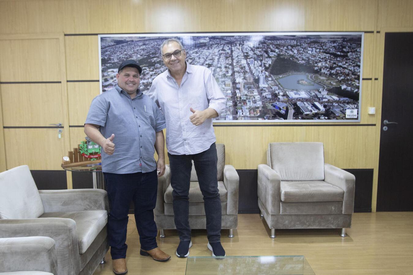 Prefeito de Toledo recebe visita do prefeito de Porto dos Gaúchos - MT