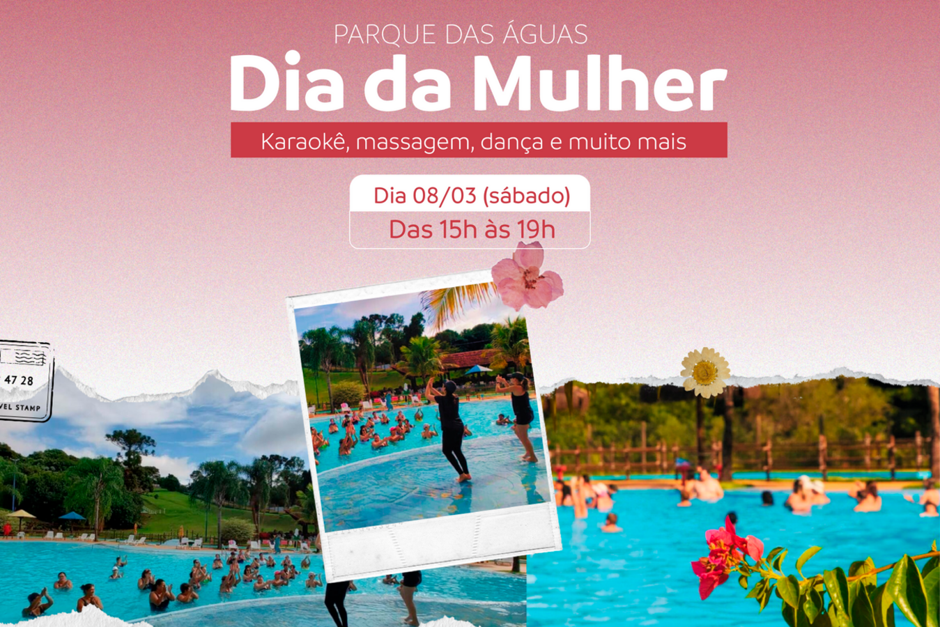 Parque das Águas realizará evento em comemoração ao dia da Mulher