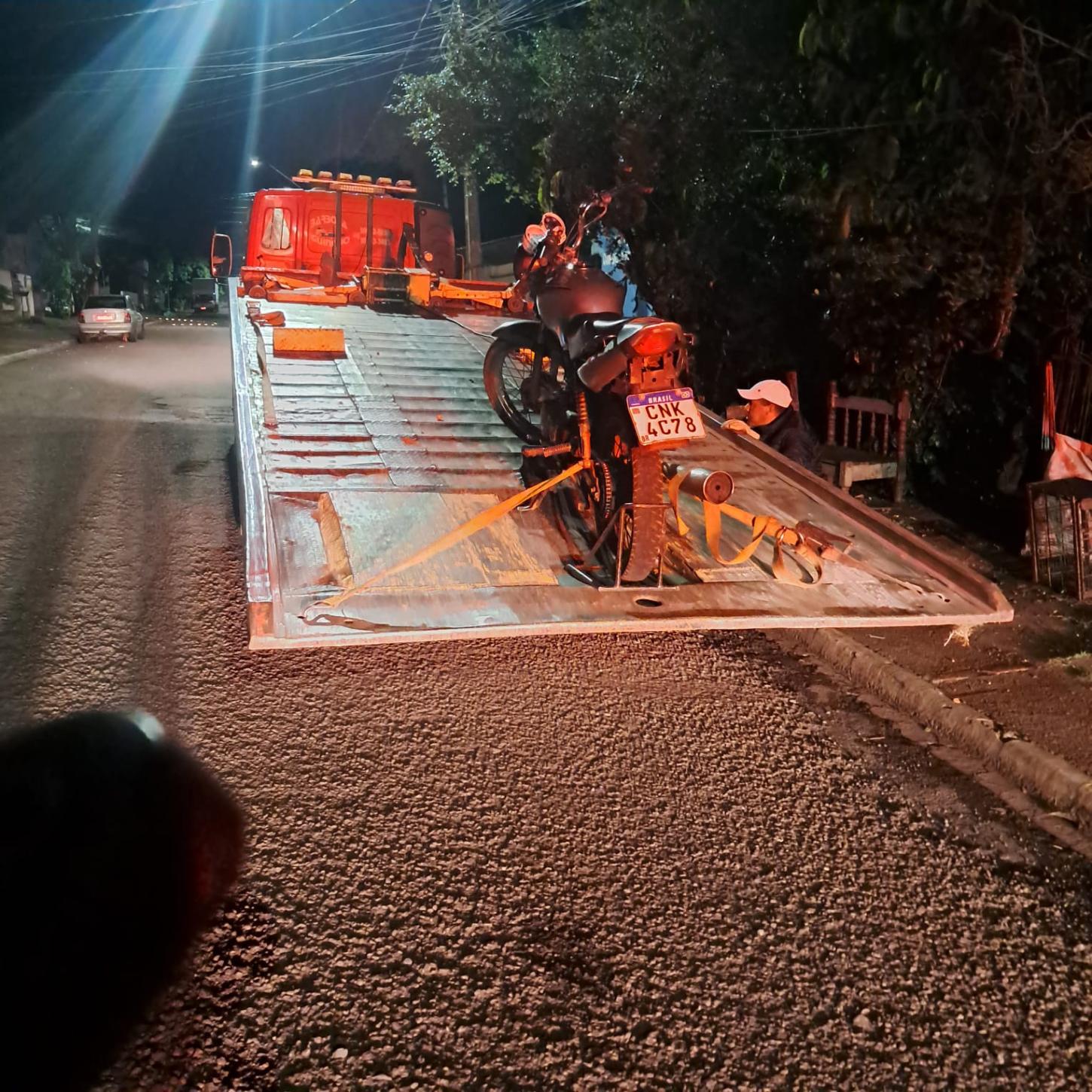 GM recolhe motocicleta durante abordagem no Jardim Europa, em Toledo